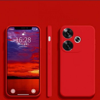 Liquid Air silikoninis raudonas dėklas - su kameros apsauga (Xiaomi Poco F6 5G) Liquid Air silikoninis raudonas dėklas - su kameros apsauga (Xiaomi Poco F6 5G)